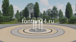 Фонтан для города "Квартет" ø=2 м Фонтан для города "Квартет" ø=2 м
