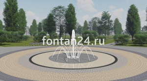 Фонтан для города "Пиано средний" ø=3 м Фонтан для города "Пиано средний" ø=3 м