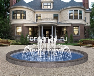 Уличный фонтан "Солнечный шатер" ø=6,5 м