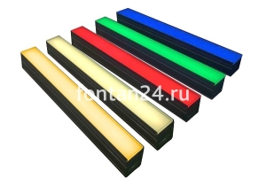 Встраиваемый LED-светильник RGB с контроллером, 12V АC, 1000х100 мм, IP67