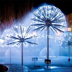 Фонтанная насадка Water Hemisphere, Ø=120 см, 46 шт x 16 мм